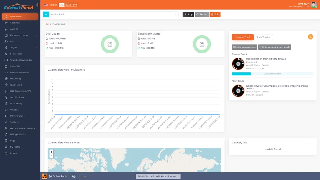 Streaming-Panel Disoh